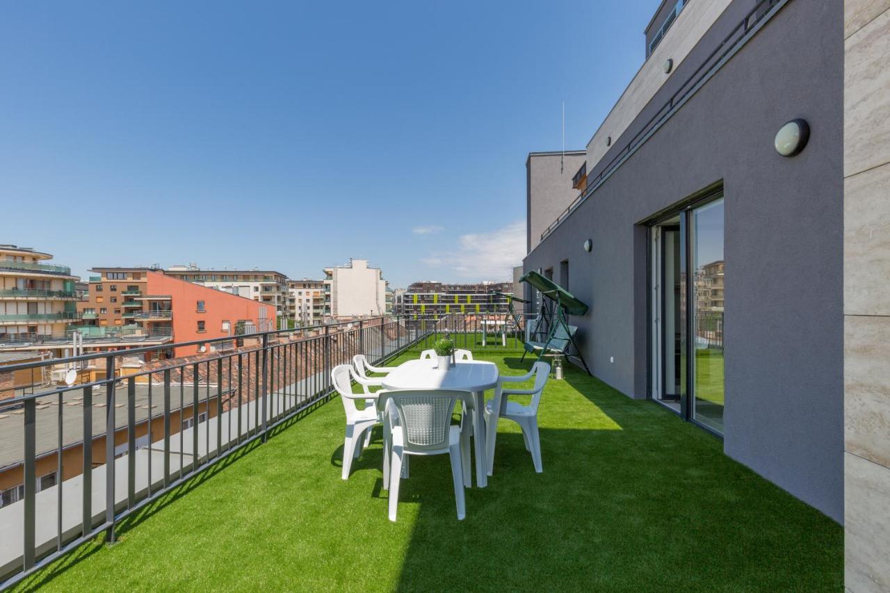 Budapest Downtown Residences Leo - Ac, Elevator, Terrace ภายนอก รูปภาพ