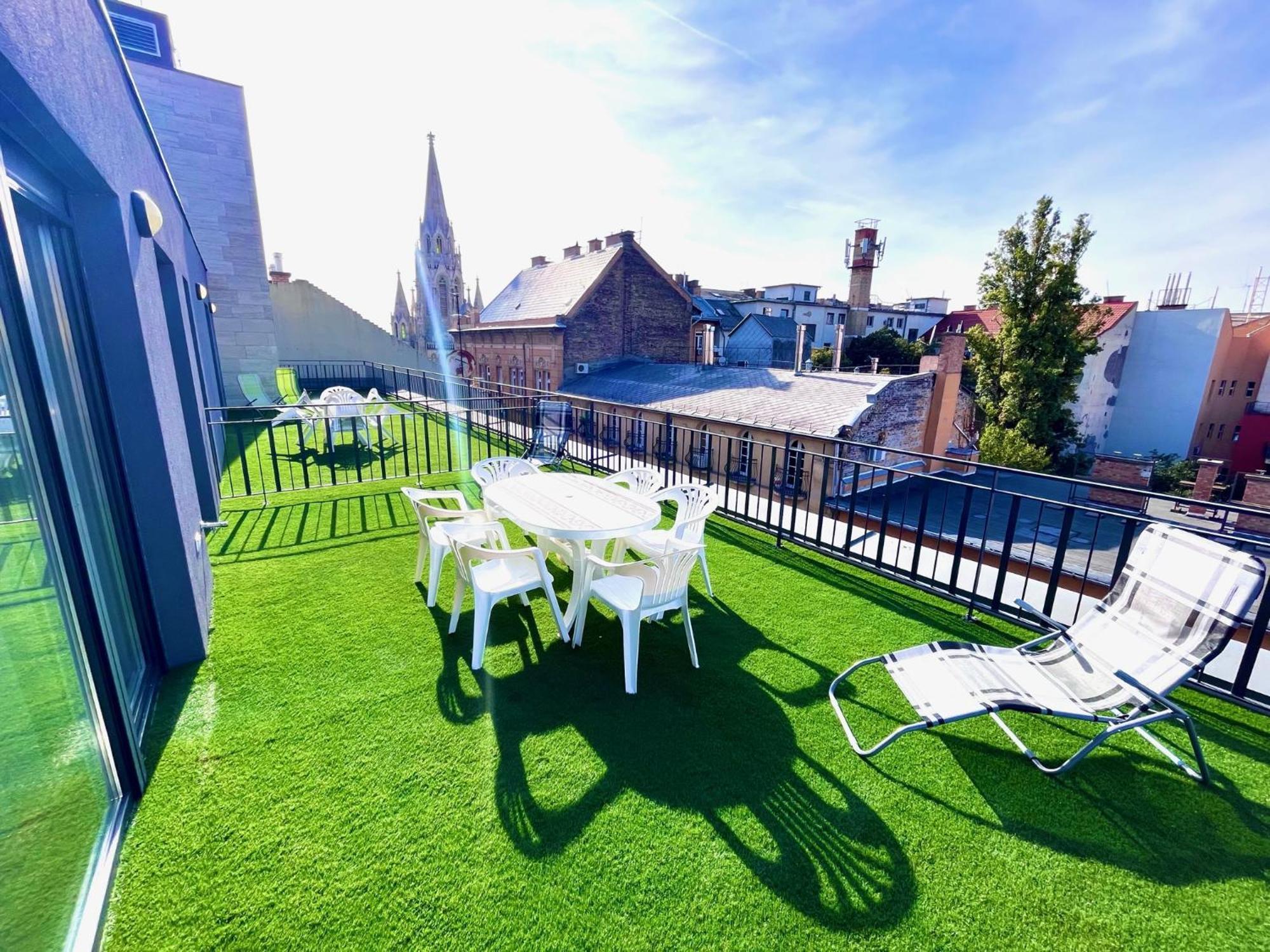 Budapest Downtown Residences Leo - Ac, Elevator, Terrace ภายนอก รูปภาพ