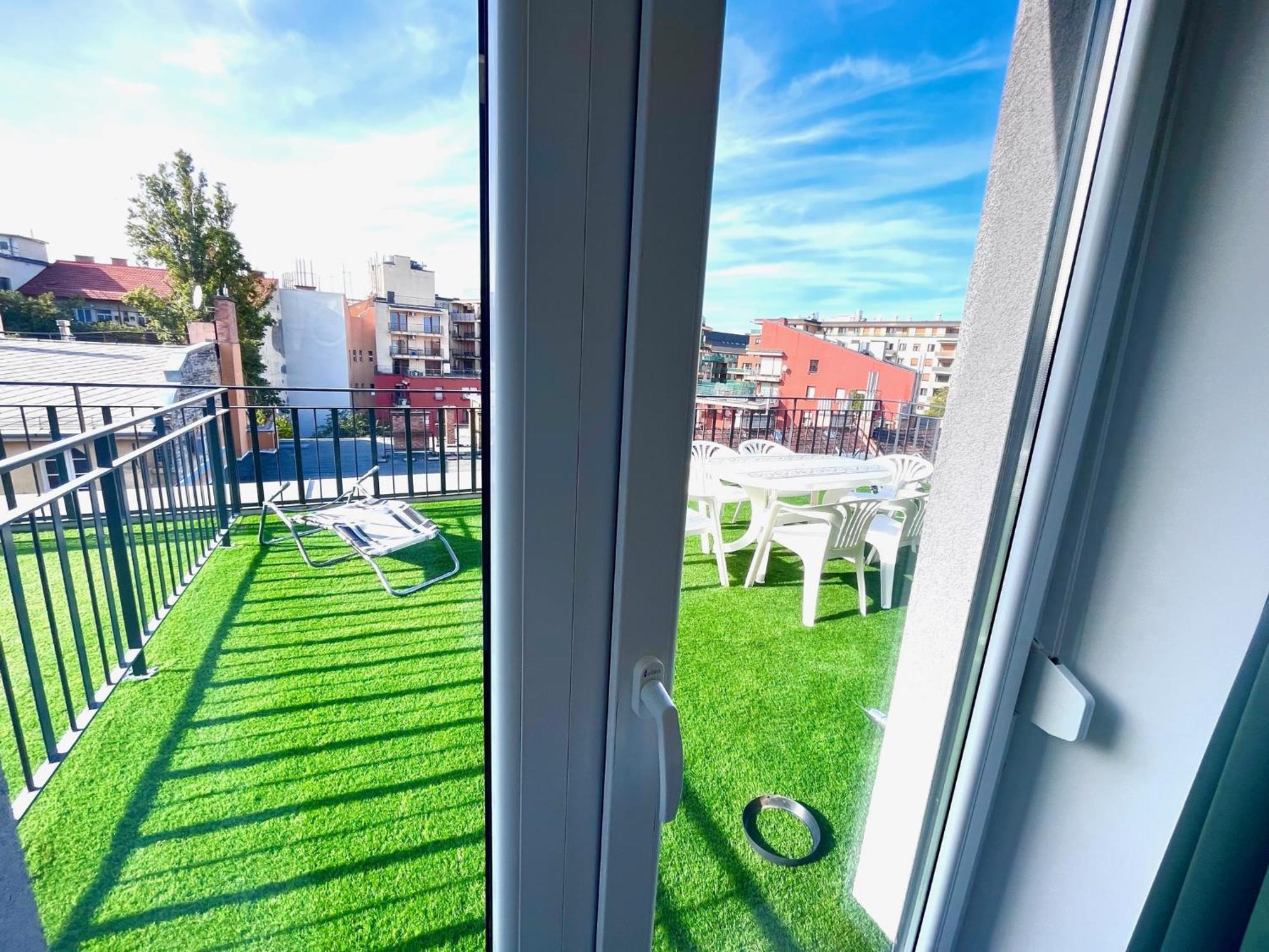 Budapest Downtown Residences Leo - Ac, Elevator, Terrace ภายนอก รูปภาพ